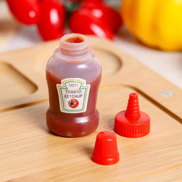 Mini Bisnaga para Molhos Ketchup e Mostarda - Image 4