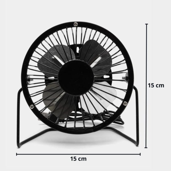 Mini Ventilador de Mesa Aramado USB - Image 3